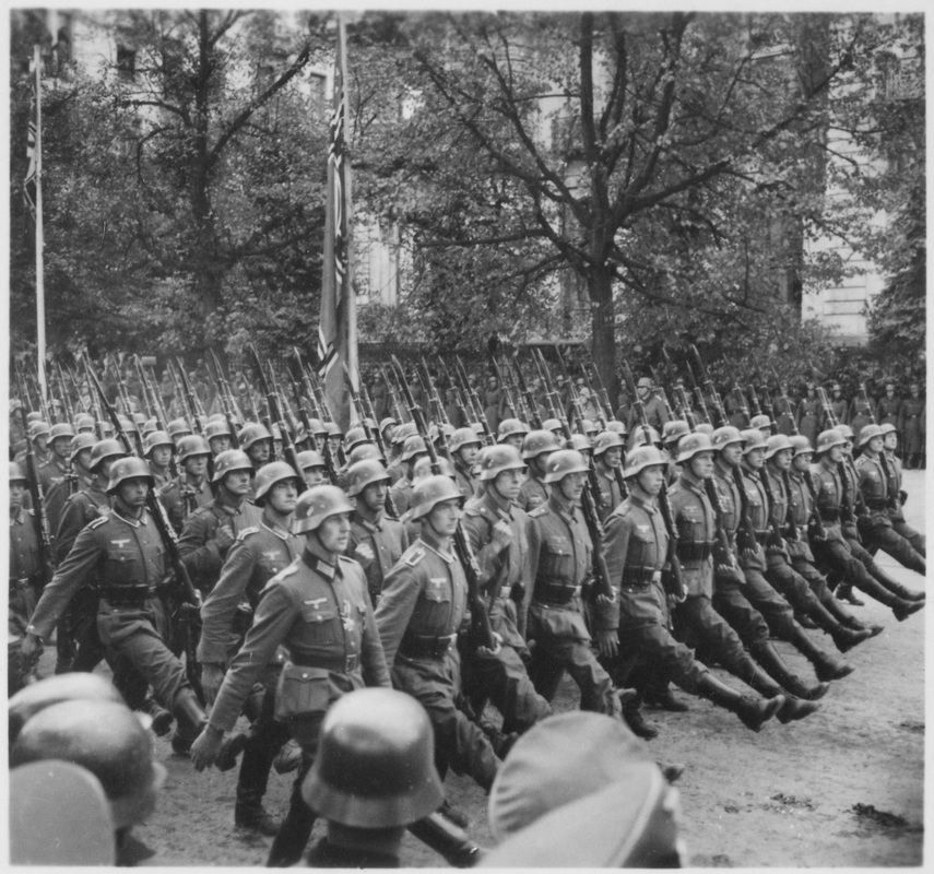 A photo taken from the Nazi invasion of Poland in 1939.